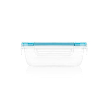 Snapware Total Solution 3.8-Cup Plastic Food Storage Container with Lid, 3.8-Cup Round Meal Prep Container, Non-Toxic, BPA-Free Lid with 4 Locking Tabs, Microwave