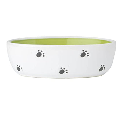 PetRageous Silly Kitty Cat Saucer and Bowl