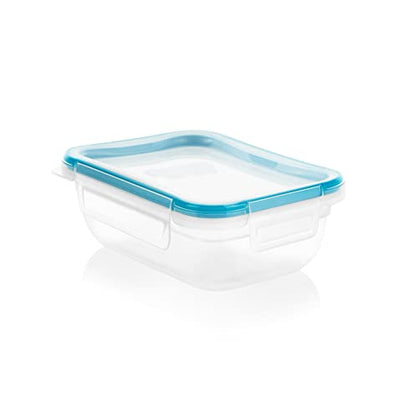 Snapware Total Solution 3.8-Cup Plastic Food Storage Container with Lid, 3.8-Cup Round Meal Prep Container, Non-Toxic, BPA-Free Lid with 4 Locking Tabs, Microwave