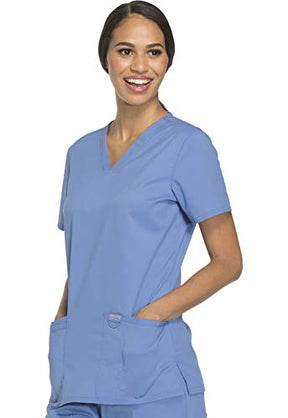 V-Neck Scrubs for Women Workwear Revolution, Soft Stretch, Easy Care WW620