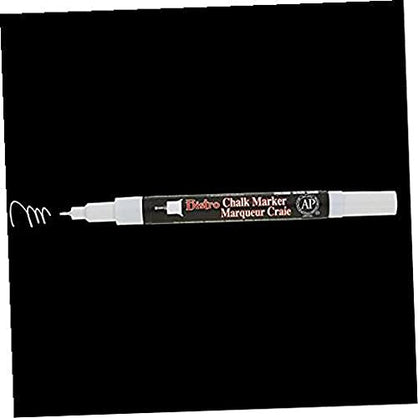 Extra Fine Tip Bistro Chalk Marker, White .4 pack