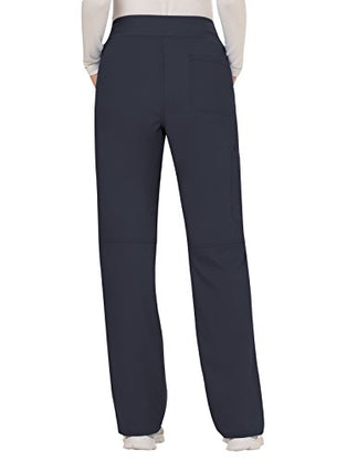 Cherokee Women Scrubs Pant Workwear Revolution Mid Rise Straight Leg Pull-On WW110
