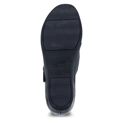 Dansko Womens Marisa Oxford Flat - Comfort Shoes, Arch Support, adjustabale