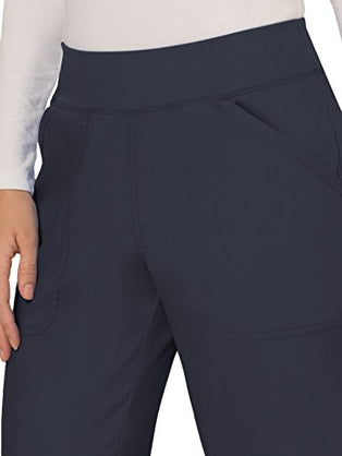 Cherokee Women Scrubs Pant Workwear Revolution Mid Rise Straight Leg Pull-On WW110