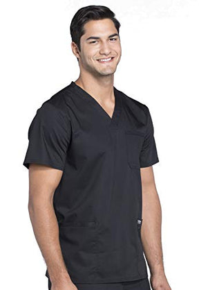 Cherokee V- Neck Men's Scrubs Top with Pockets WW670