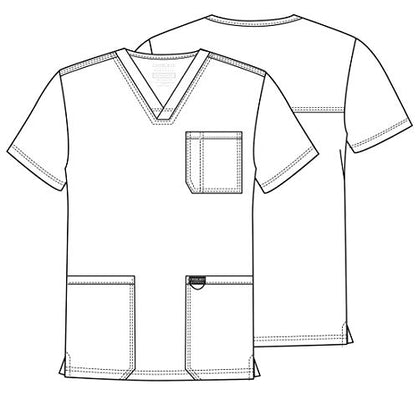 Cherokee V- Neck Men's Scrubs Top with Pockets WW670