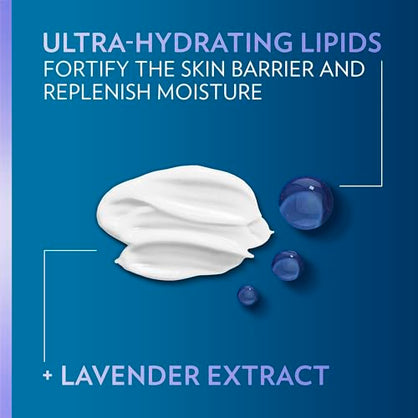 Vaseline Intensive Care Calm Healing Body Lotion for Dry Skin with Ultra-Hydrating Lipids and Lavender Extract to Heal Restore 20.3 oz
