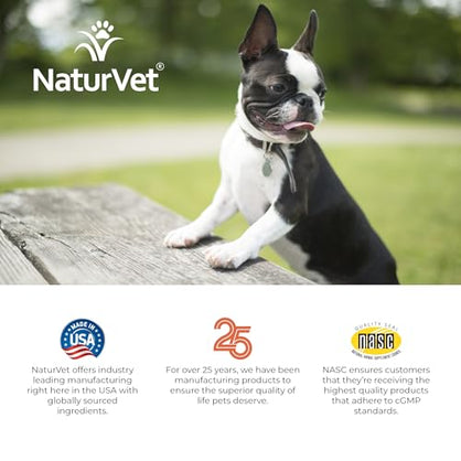 NaturVet – Advanced Probiotics & Digestive Enzymes - Plus Vet Strength PB6 Probiotic | Supports and Balances Pets with Sensitive Stomachs & Digestive Issues | for Dogs & Cats