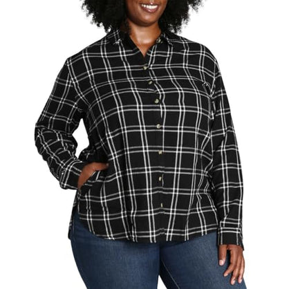 Jachs Girlfriend Women's Super Soft Feel Flannel Shirt