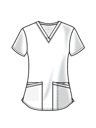 Scrubs for Women Workwear Professionals V-Neck Top, Soft Stretch WW665