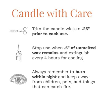 Candle-lite Scented Candles, Pumpkin Nutmeg Pie Fragrance, One 10 oz. Three Wick Aromatherapy Candle with 20-40 Hours of Burn Time, Orange Color