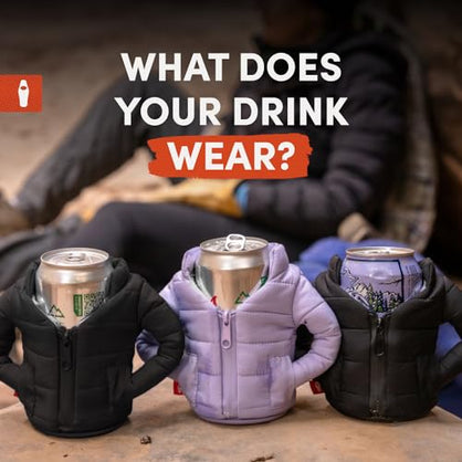 Puffin - The Puffy Beverage Jacket, Insulated Can Cooler