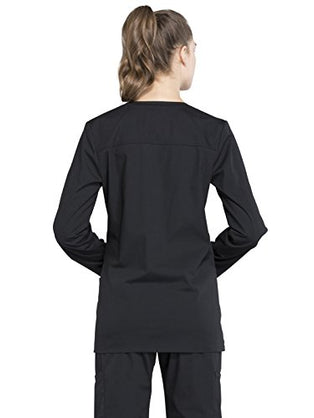 Snap Front Scrub Jackets for Women, Workwear Professionals Soft Stretch WW340