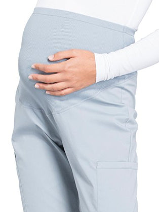 Cherokee Maternity Scrub Pants for Women, Workwear Professionals Soft Stretch WW220