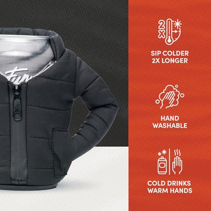 Puffin - The Puffy Beverage Jacket, Insulated Can Cooler