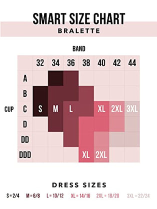 Smart & Sexy Signature Lace Deep V, Wireless Bralette for Women, available in Multi Packs