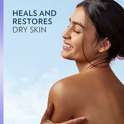 Vaseline Intensive Care Calm Healing Body Lotion for Dry Skin with Ultra-Hydrating Lipids and Lavender Extract to Heal Restore 20.3 oz