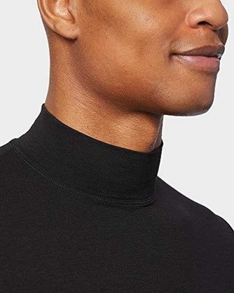 32 Degrees Heat Mens Performance Thermal Lightweight Baselayer Mock Top Long Sleeve Top