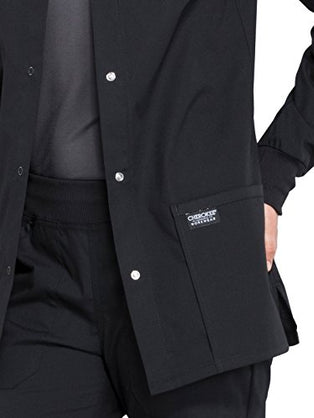 Snap Front Scrub Jackets for Women, Workwear Professionals Soft Stretch WW340