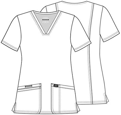 V-Neck Scrubs for Women Workwear Revolution, Soft Stretch, Easy Care WW620