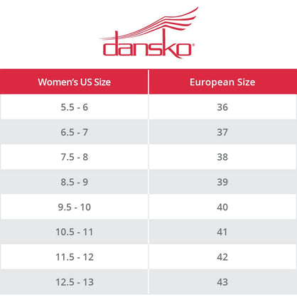 Dansko Kane Slip-On Mule Clog for Women - Lightweight Cushioned Comfort and Removable EVA Footbed with Arch Support - Easy Clean Uppers