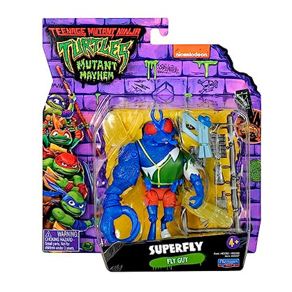 Teenage Mutant Ninja Turtles: Mutant Mayhem 4'' Super Fly Basic Action Figure by Playmates Toys (83287CO)