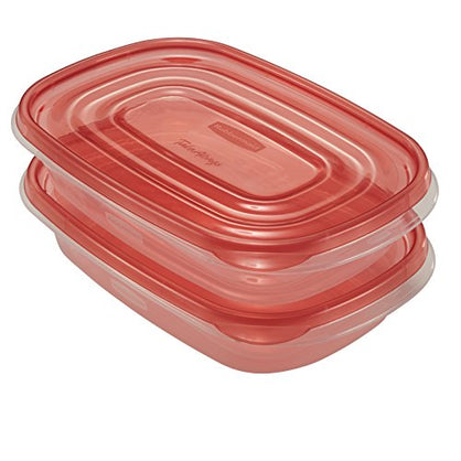 Rubbermaid TakeAlongs Square Food Storage Container, Divided, Single