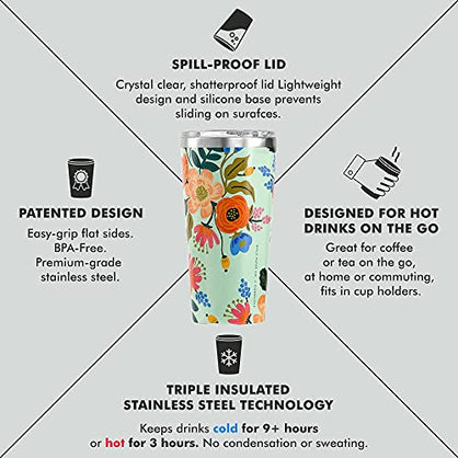 Corkcicle Tumbler | Triple Insulated Stainless Steel Travel Cup with Shatterproof Lid | Reusable