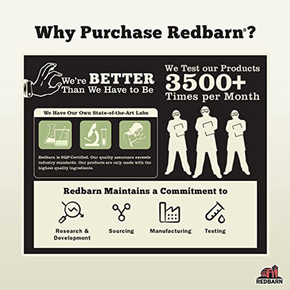 Redbarn All-Natural Large Beef Collagen Sticks for Dogs - Long Lasting Low-Odor Single Ingredient Chews - Alternative to Traditional Rawhide & Bully Sticks - Supports Healthy Joints, Skin, & Coat