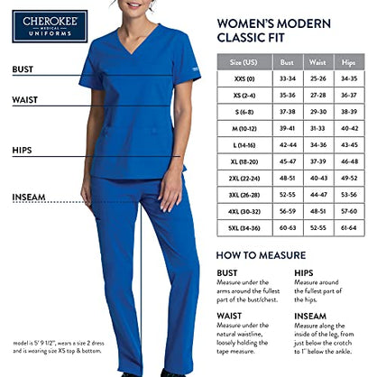 Scrubs for Women Workwear Revolution, Drawstring Cargo Pants Soft Stretch WW105