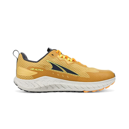 ALTRA Men Outroad Trail Running Shoe, Gray/Yellow, 13