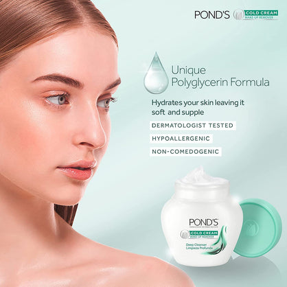 Pond's Cold Cream Cleanser 9.5 oz (Pack of 2)