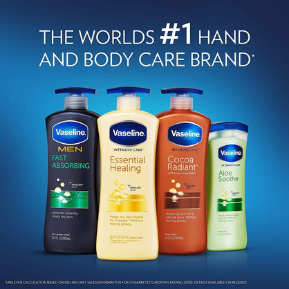 Vaseline Intensive Care Essential Healing Lotion - 20.3 oz - 2 pk