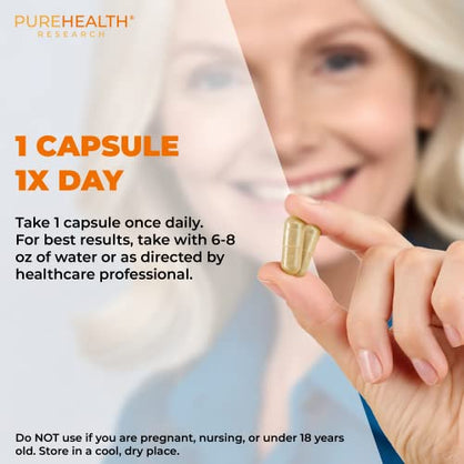 PUREHEALTH RESEARCH Joint Support - NEM Eggshell MembraneJoint Supplement with Boswellia Extract, Calcium & Turmeric for Joint Health, Mobility & Comfort