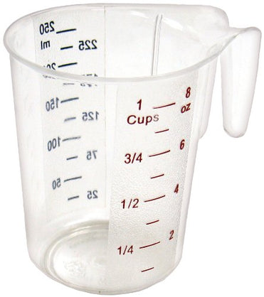 Winco 1-Cup Measuring Cup, Polycarbonate