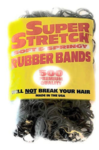 Crazy Deals Super Stretch Rubber Bands, 500 Each,