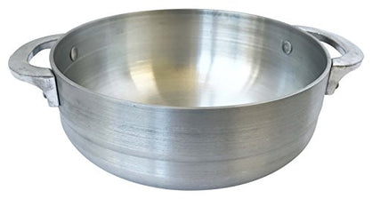 Wee's Beyond 6632-22 Heavy Gauge Caldero Dutch Oven with Aluminum Lid, Silver