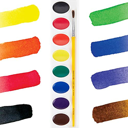 Crayola Washable Watercolors 8 Each Pack of 6 | 5 Color Flags