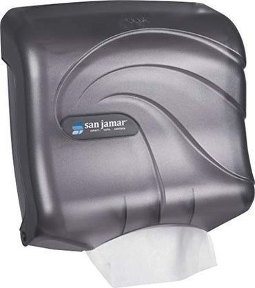 San Jamar T1759TBK Ultrafold Multifold/C-Fold Towel Dispenser, Oceans, Black Pearl