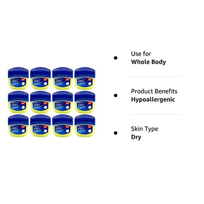 Vaseline Petroleum Jelly Original 50ml Pack of 6