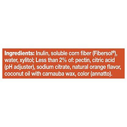 Metamucil Fiber Supplement Gummies, Sugar Free Orange Flavor, 5g Prebiotic Plant Based Fiber Blend