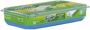 Swiffer Sweeper Wet Mopping Pad Refills for Floor Mop Open Window Fresh Scent 12 Count - 1 Pack