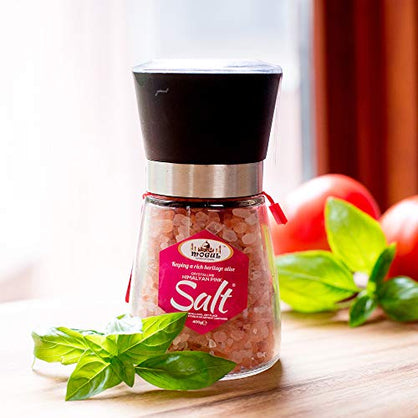 Mogul- Pink Himalayan Salt Crystals with Built-in Grinder