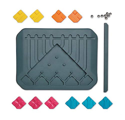 MindWare Marble Circuit – Logic Game for 1 Player – Great Gift for Kids who Like Puzzles & Brain teasers – 64 Card Challenges & 24pcs – Fun for Kids & Adults – Ages 8+