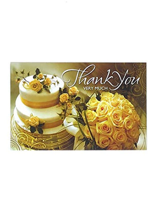Thank You Card Set 40 Pieces, Thank You Gift Cards in Envelopes with 5 Designs in Vibrant Colors, Bulk Pack Card Notes for Baby Showers, Wedding, Birthdays, Baby Shower