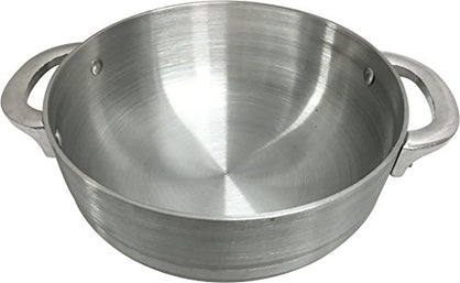 Wee's Beyond 6632-22 Heavy Gauge Caldero Dutch Oven with Aluminum Lid, Silver