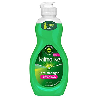 Palmolive, Ultra Dishwashing Liquid Dish Soap, Ultra Strength Original - 8 fl oz