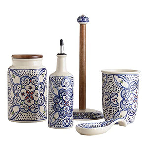 Ceramic Oil or Vinegar Bottle Dispenser