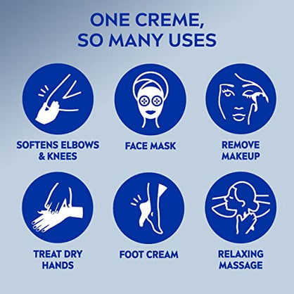 American Choice Unisex All Purpose Moisturizing Cream for Body, Face and Hand Care - Use After Washing with Hand Soap - 13.5 Oz Tin Jar
