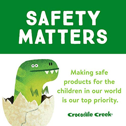 Crocodile Creek Jigsaw Floor Puzzle with Heavy-Duty Box for Storage